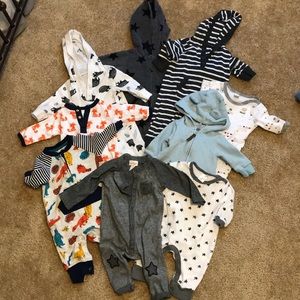 Huge lot of rompers boys